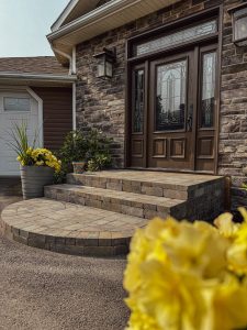 Stone Steps & Retaining Wall