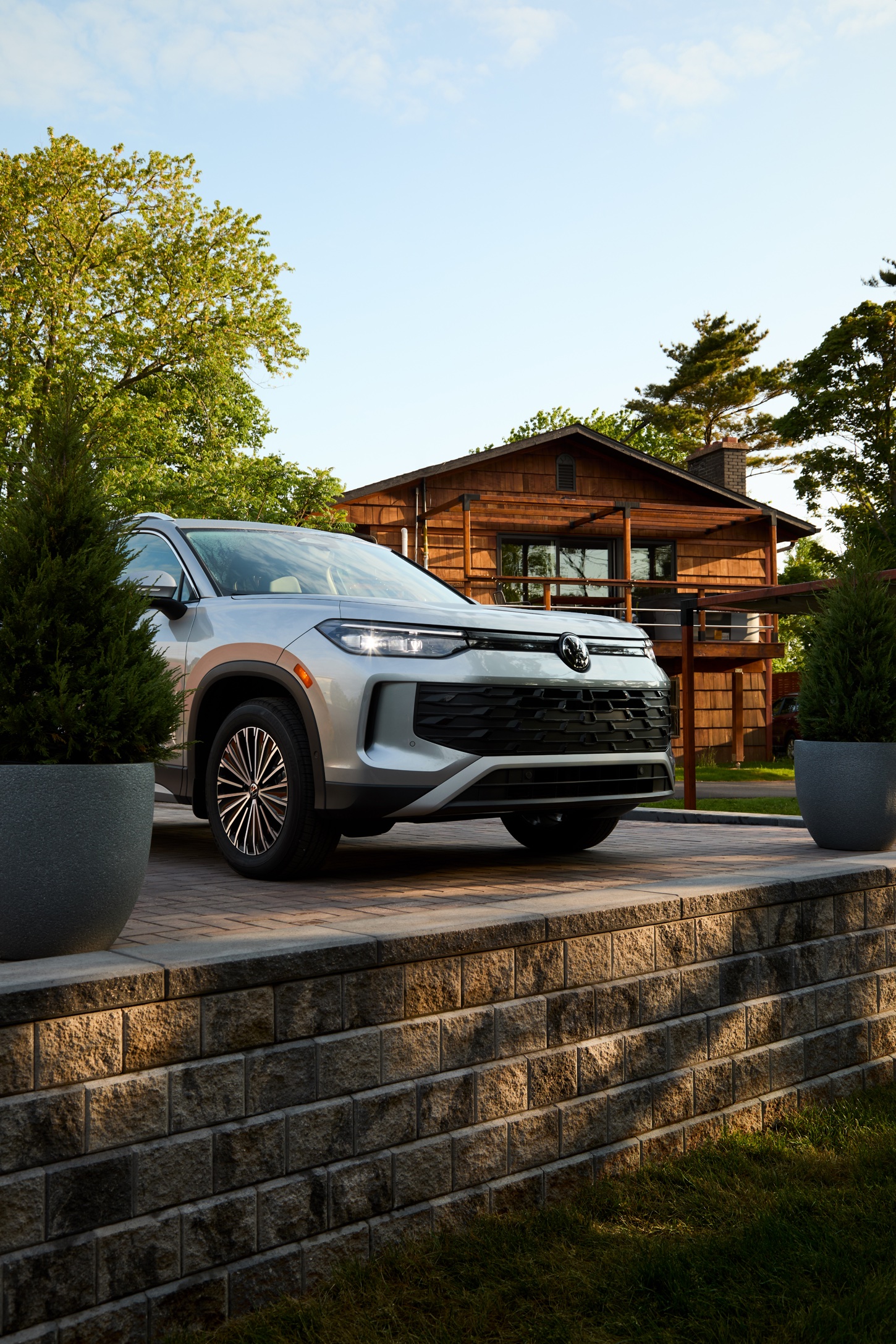 Parking Area & Retaining Wall